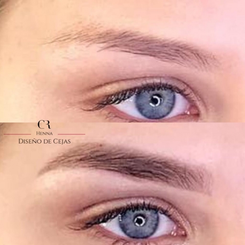 Diseño de Cejas Henna y aplicación Henna